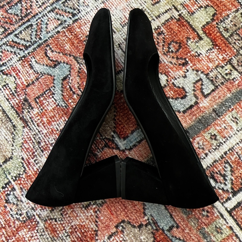 Stuart Weitzman Suede Block Heel - image 5